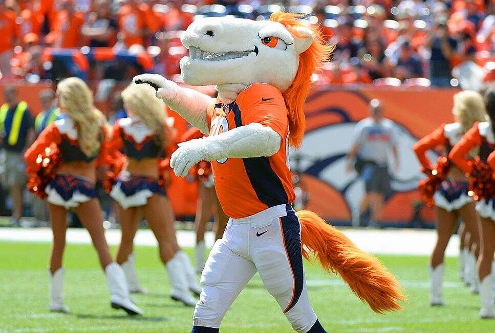 Miles, mascote do Denver Broncos