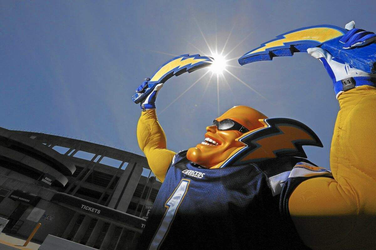 Bolt Man, mascote do Los Angeles Chargers