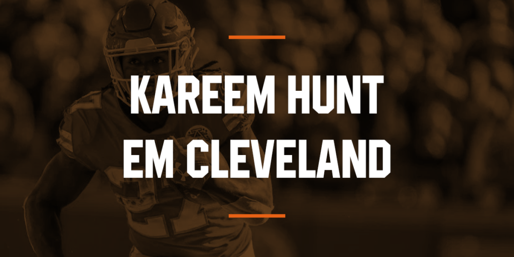 Cleveland Browns contrata RB Kareem Hunt