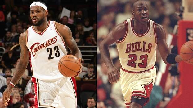 Colando frente a frente dois dos maiores jogadores de todos os tempos da NBA, analisamos se Lebron James ainda conseguirá ultrapassar Michael Jordan.