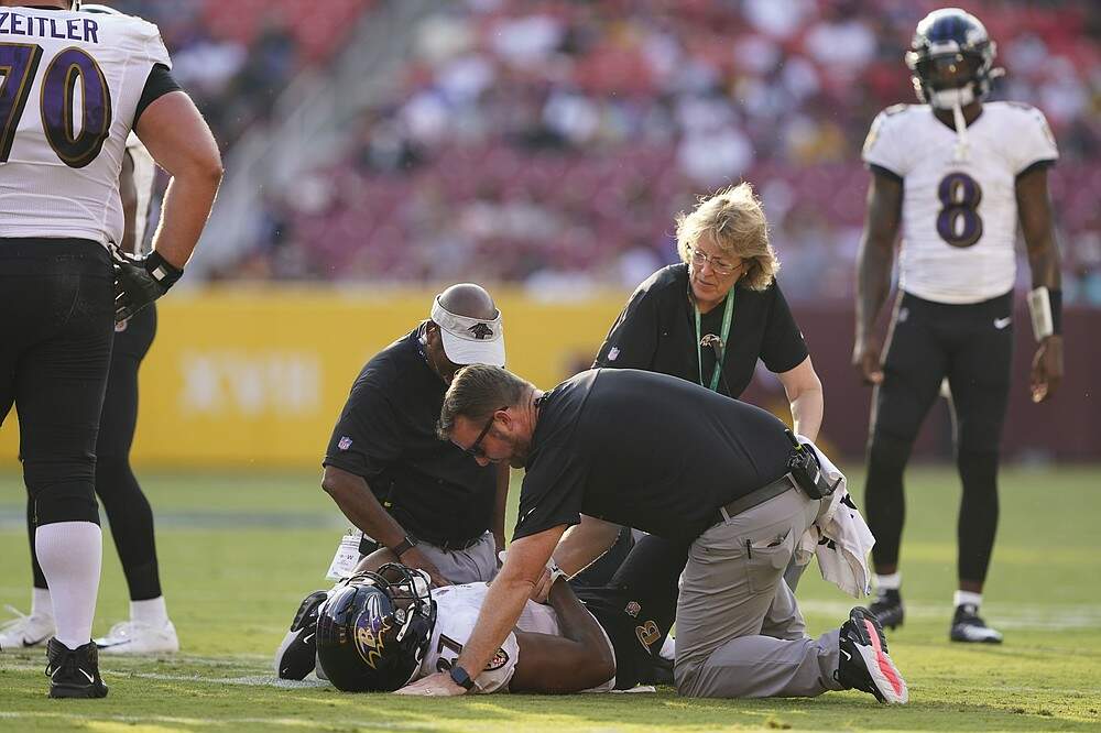 Bobbins se lesiona e desfalca ataque do Baltimore Ravens