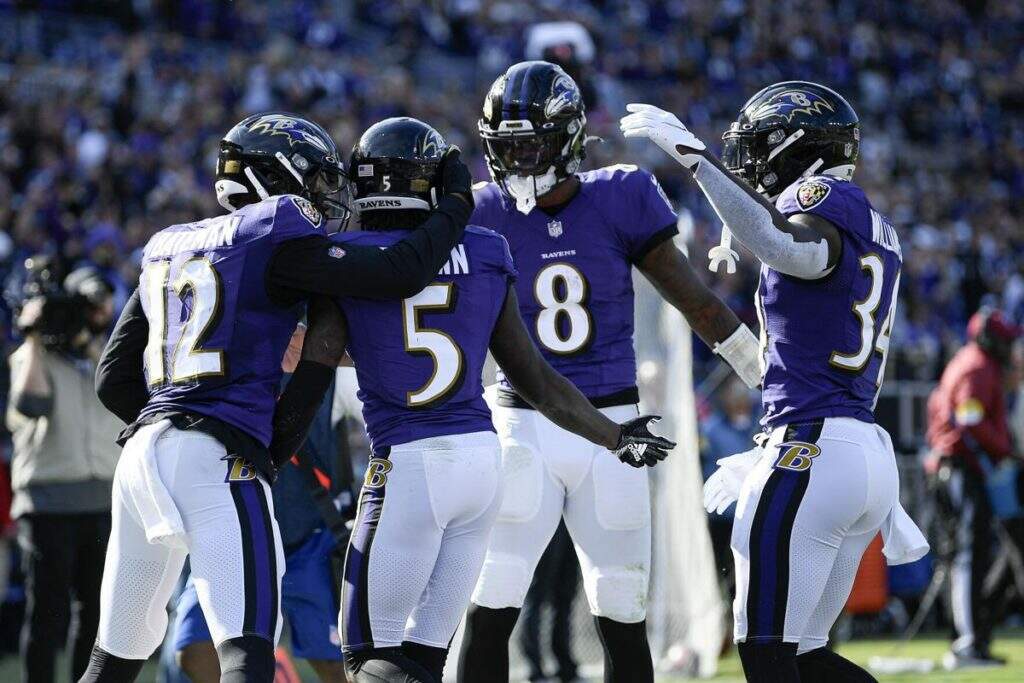 O ataque do Baltimore Ravens