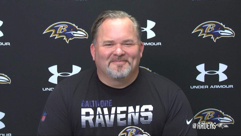 Greg Roman, coordenador ofensivo do Baltimore Ravens
