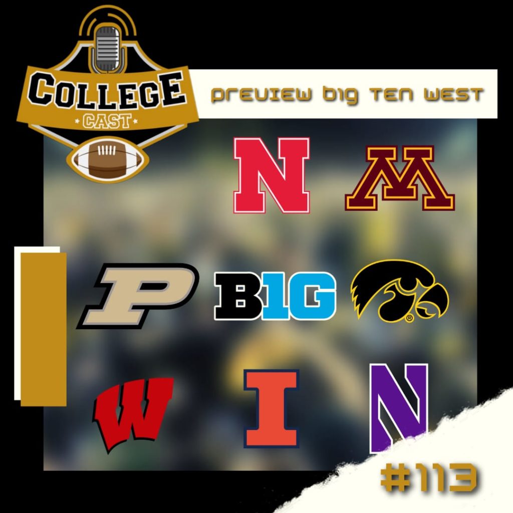 CollegeCast #113: Preview Big Ten West - A divisão do equilíbrio