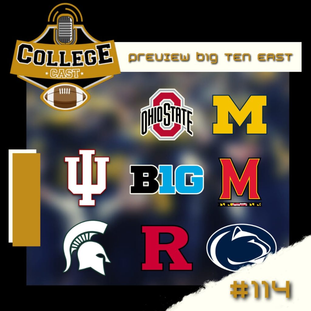 CollegeCast #114: Preview Big Ten East - A divisão das rivalidades!