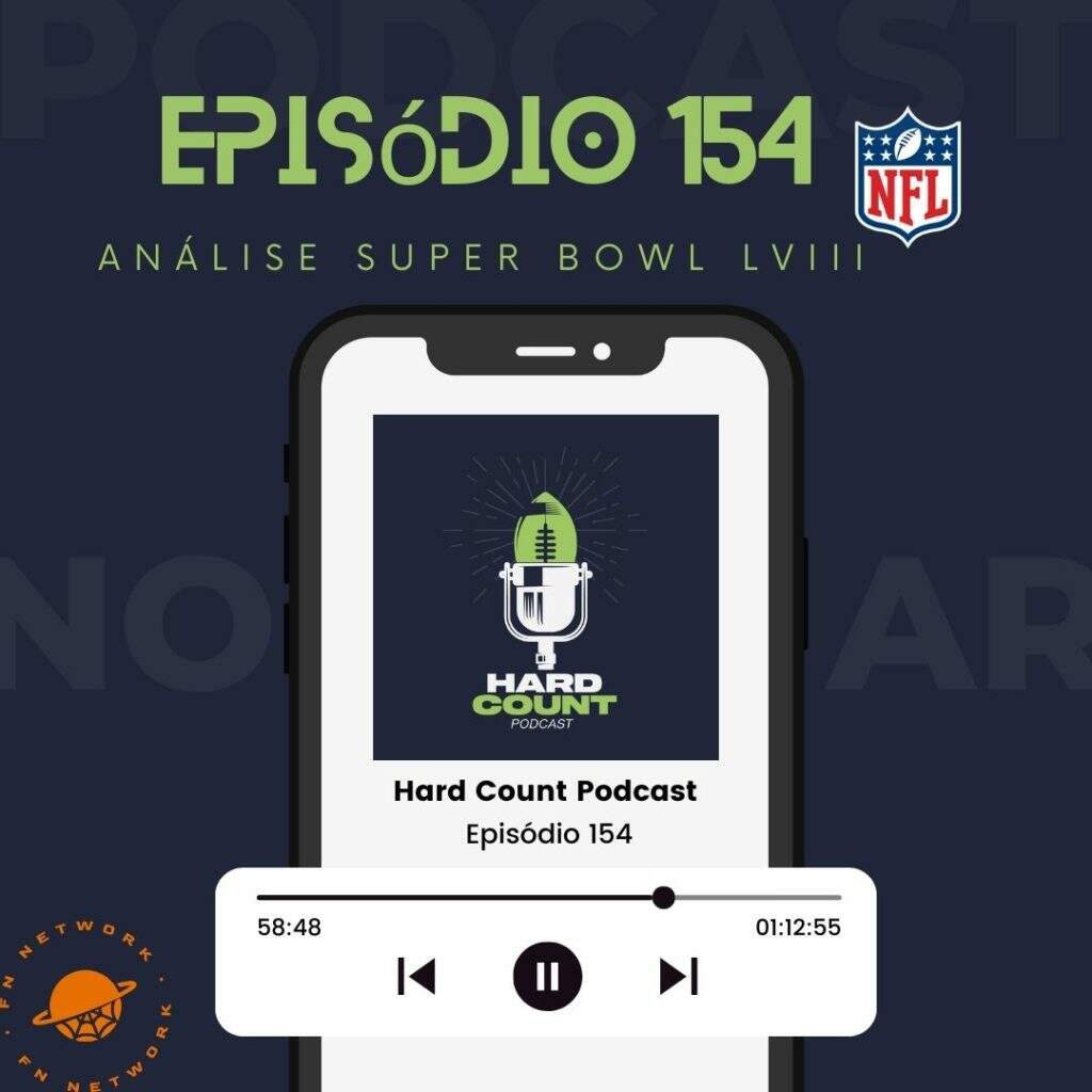 Hard Count Podcast - Episódio 155 - Prévia Super Bowl LVIII - Kansas City Chiefs x San Francisco 49ers