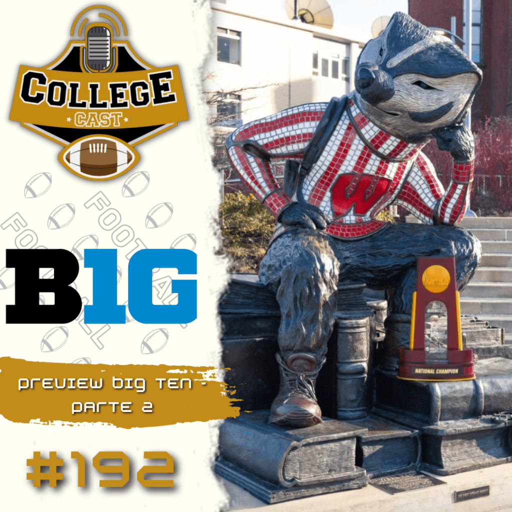 CollegeCast #192: Preview Big Ten, Parte 2 - Bem-vindos Ă terra dos clĂĄssicos gigantes!