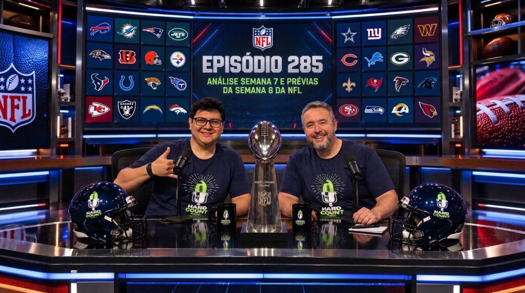 Hard Count Podcast â EpisĂłdio 285 â AnĂĄlise da Semana 7 e PrĂ©via Semana 8 da Temporada 2026 NFL