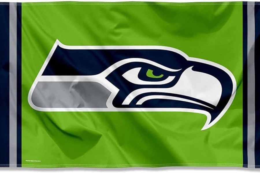Logo dos Seahawks, número 7 do ranking de torcidas da NFL