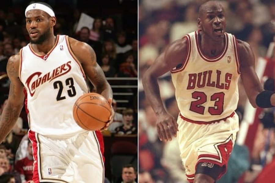 Colando frente a frente dois dos maiores jogadores de todos os tempos da NBA, analisamos se Lebron James ainda conseguirá ultrapassar Michael Jordan.