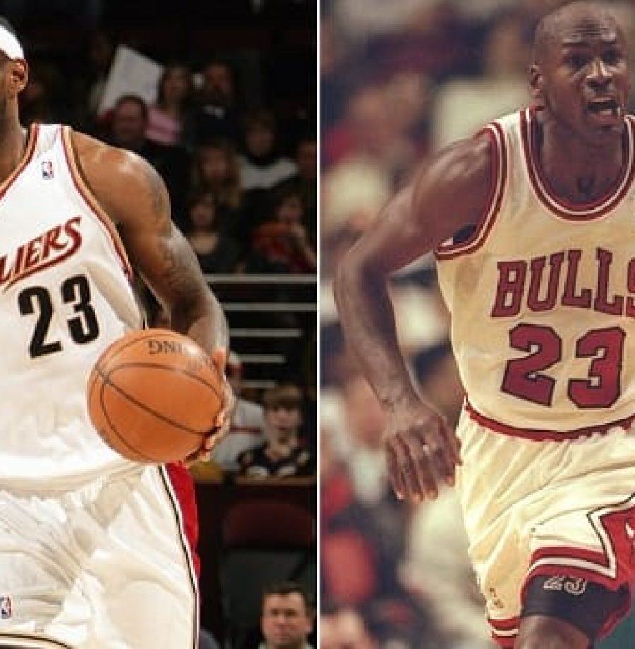 Colando frente a frente dois dos maiores jogadores de todos os tempos da NBA, analisamos se Lebron James ainda conseguirá ultrapassar Michael Jordan.