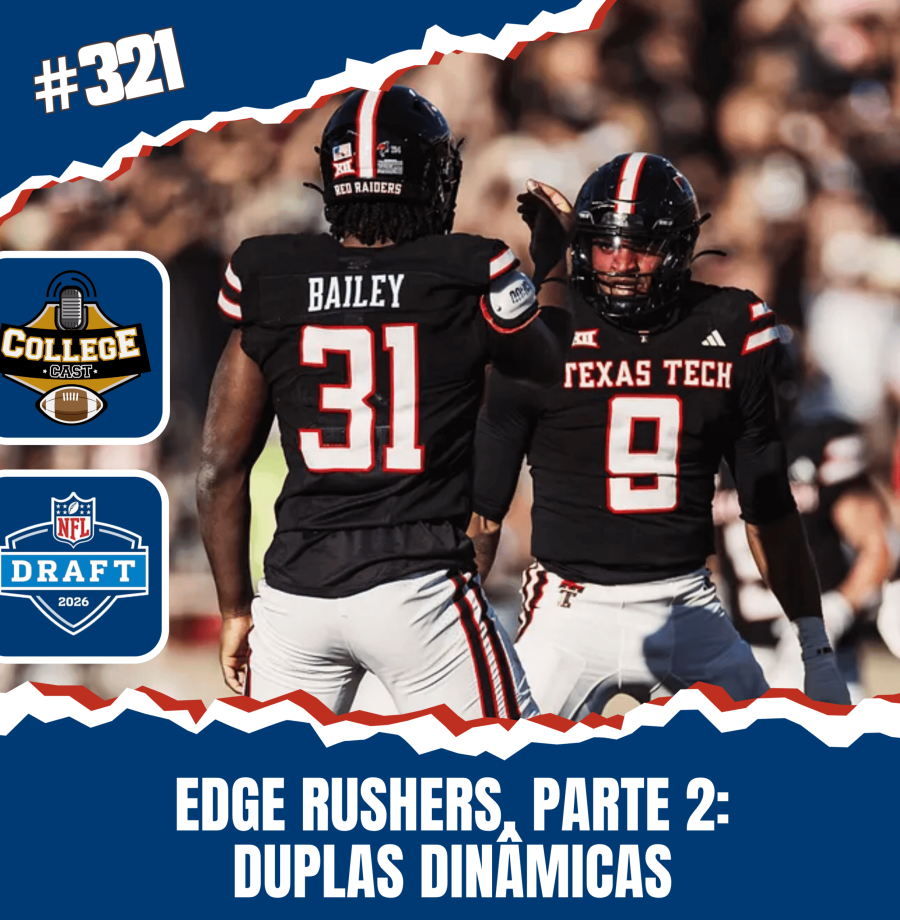 CollegeCast #321: Edge Rushers, Parte 2 - Duplas Dinâmicas