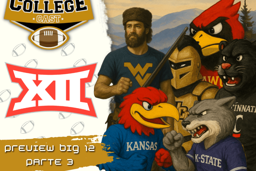 CollegeCast #258: Preview Big 12, Parte 3 - Das montanhas ocidentais às planícies centrais!