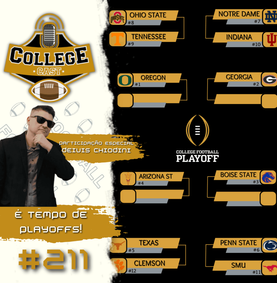 CollegeCast #211: É tempo de playoffs (com Deivis Chiodini da ESPN Brasil)