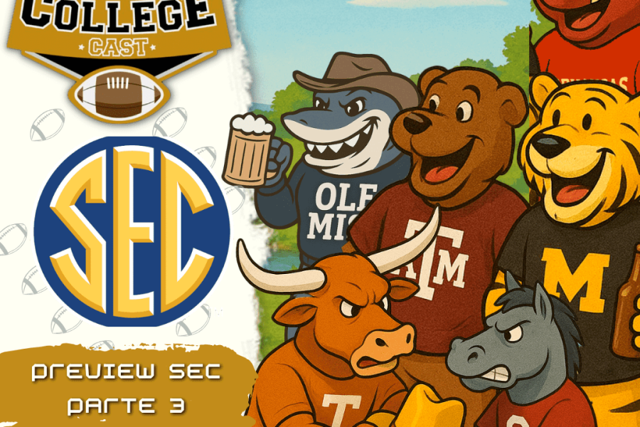 CollegeCast #261: Preview SEC, Parte 3 - Um rio de hostilidade e rivalidade!