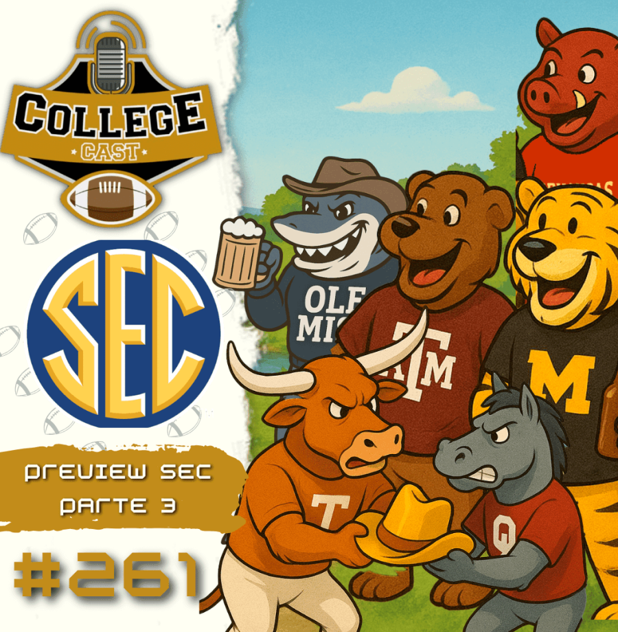 CollegeCast #261: Preview SEC, Parte 3 - Um rio de hostilidade e rivalidade!