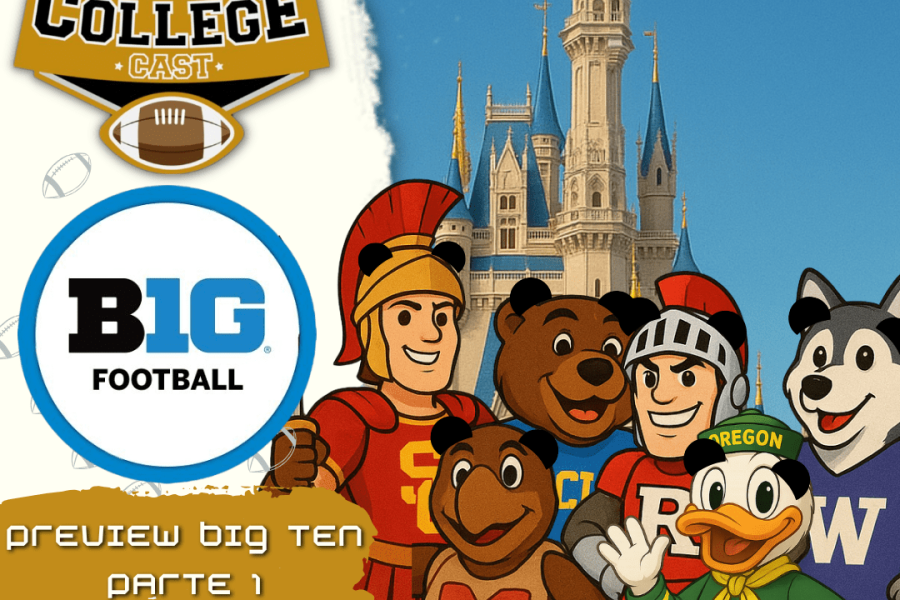 CollegeCast #262: Preview Big Ten, Parte 1 - O mundo mágico do futebol americano!
