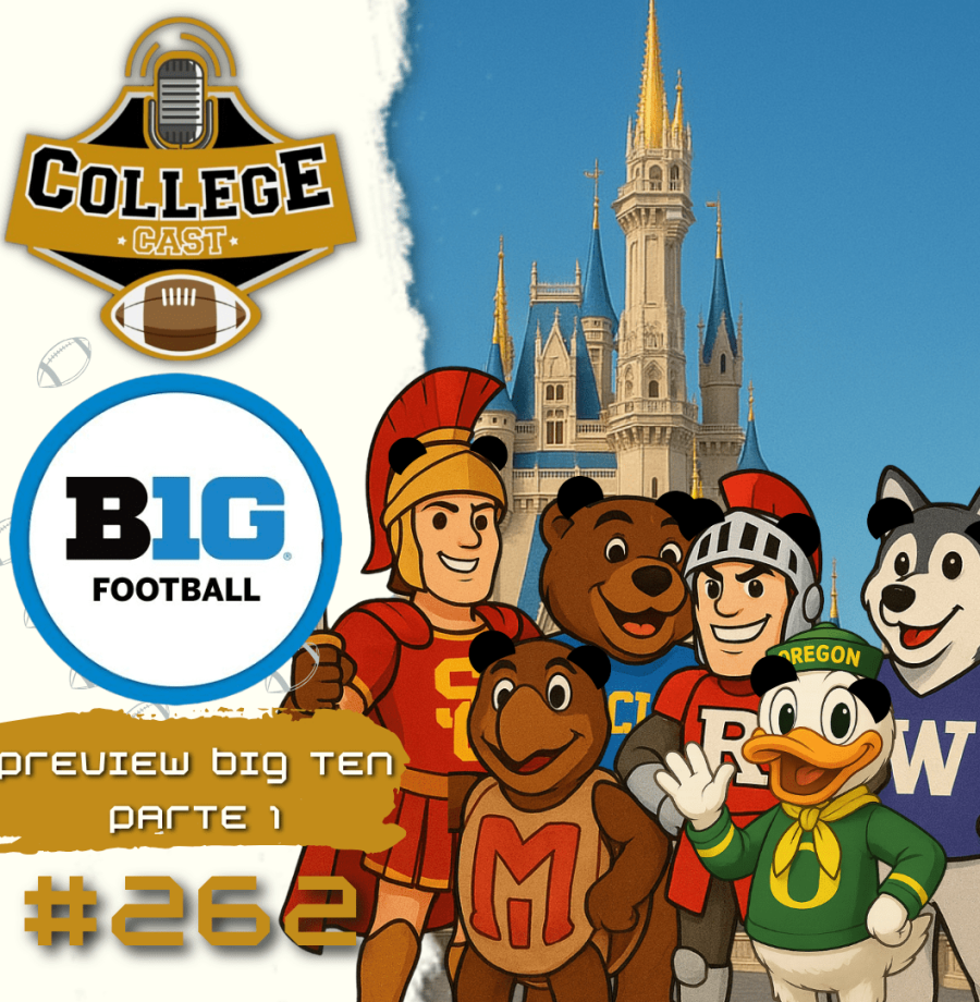 CollegeCast #262: Preview Big Ten, Parte 1 - O mundo mágico do futebol americano!