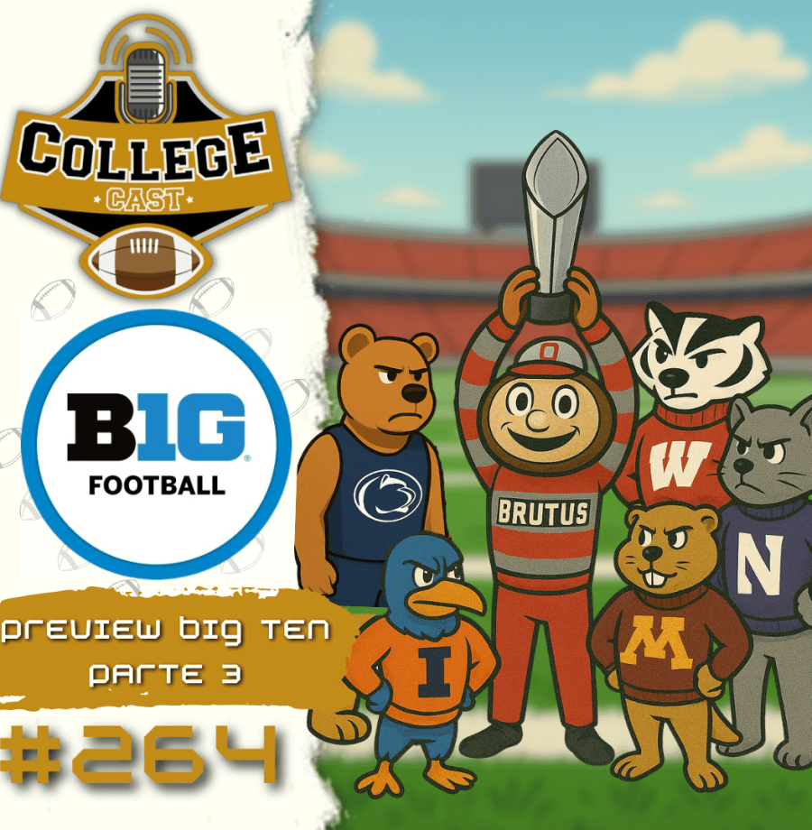 CollegeCast #264: Preview Big Ten, Parte 3 - As letras escarlate