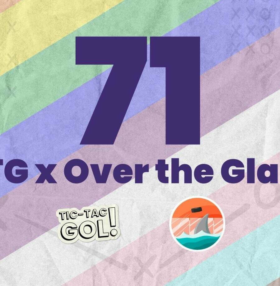 capa do Tic-Tac-Gol! #71 - Cultura do hóquei e presença LGBTQIA+ no esporte (com Over the Glass)
