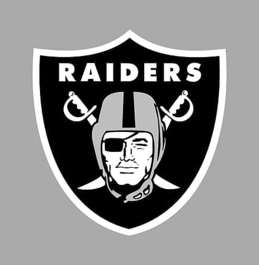 Logo dos Raiders, número 11 do ranking de torcidas da NFL