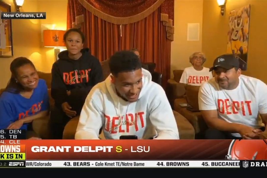 Grant Delpit, safety de LSU iniciou nossas escolhas do segundo dia
