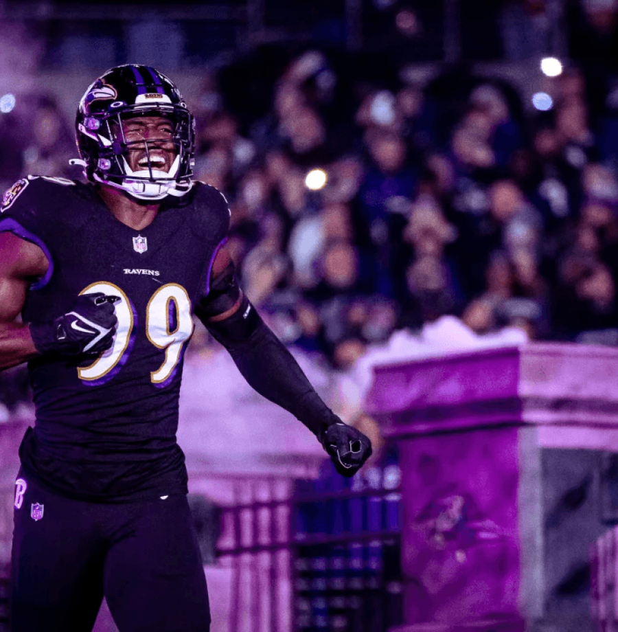 Sem lamar Jackson em boa noite, coube à defesa do Ravens segurar o jogo