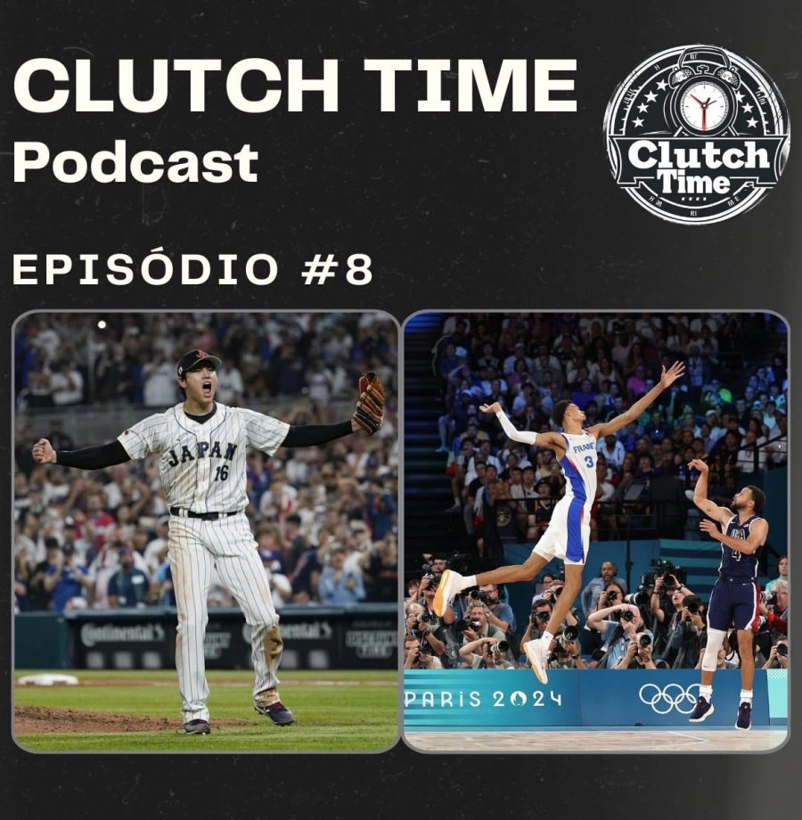 Capa do Clutch Time, edição número 08, O futuro da hegemonia americana no basquete internacional, a necessidade de jogadores da MLB nas Olimpíadas de 2028, e Recordes Inquebráveis da NHL