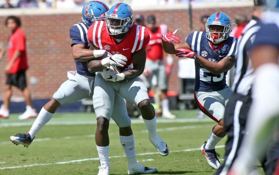 Ole Miss Football in the 2017 Grove Bowl in Oxford, MS on April 8th, 2017. 

Photos by Petre Thomas/ Ole Miss Athletics