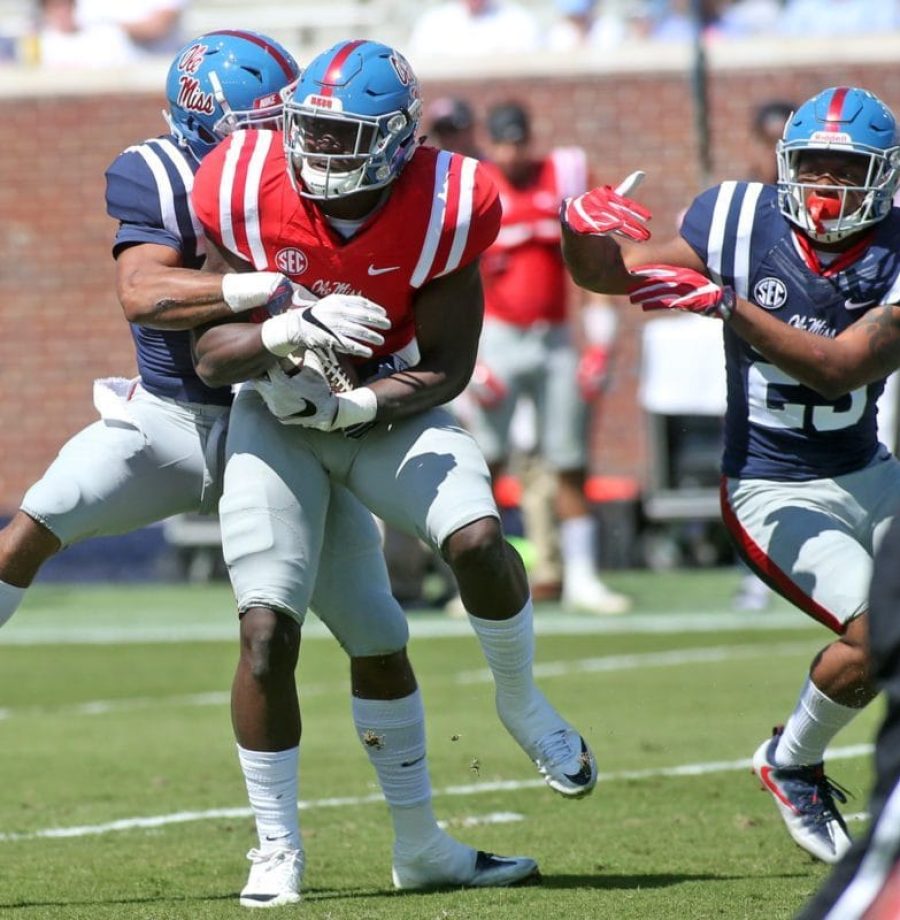 Ole Miss Football in the 2017 Grove Bowl in Oxford, MS on April 8th, 2017.Photos by Petre Thomas/ Ole Miss Athletics