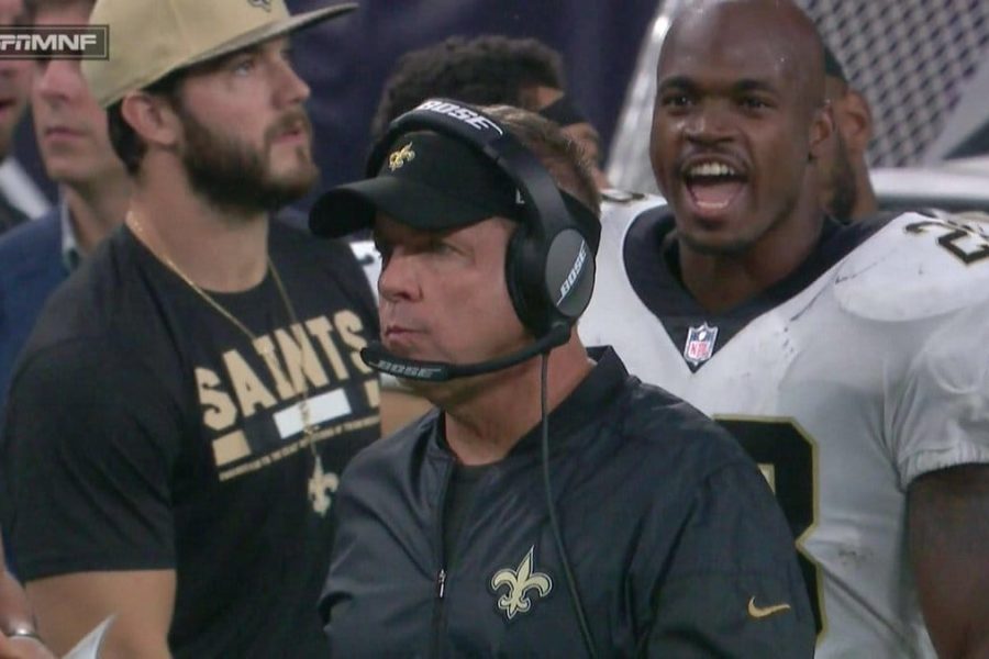 Adrian Peterson no Saints