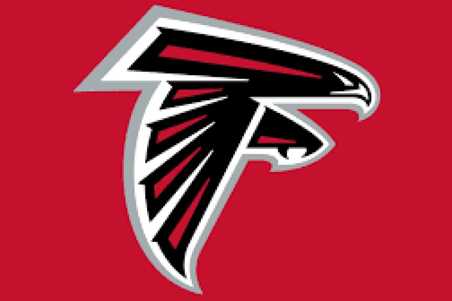 Logo dos Falcons, número 20 do ranking de torcidas da NFL