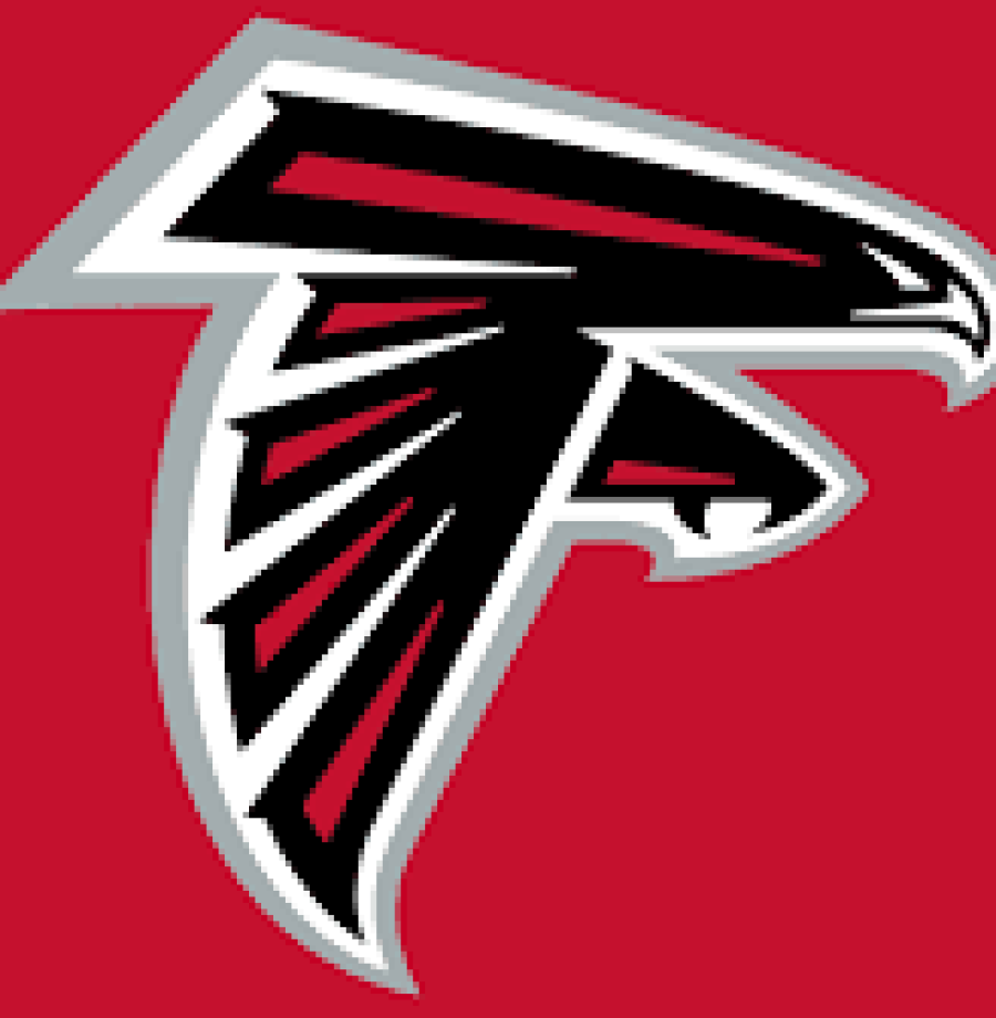 Logo dos Falcons, número 20 do ranking de torcidas da NFL