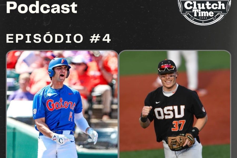 Capa do Podcast Clutch Time, edição de número 04, com as curiosidade e destaques do Draft da MLB