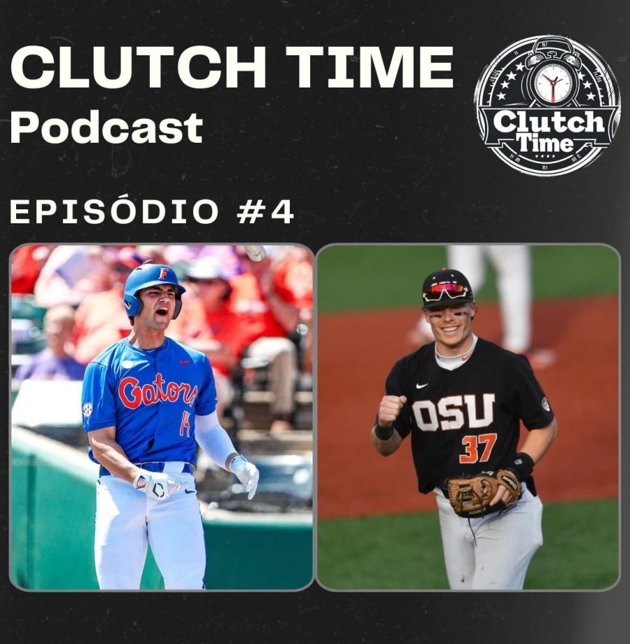 Capa do Podcast Clutch Time, edição de número 04, com as curiosidade e destaques do Draft da MLB