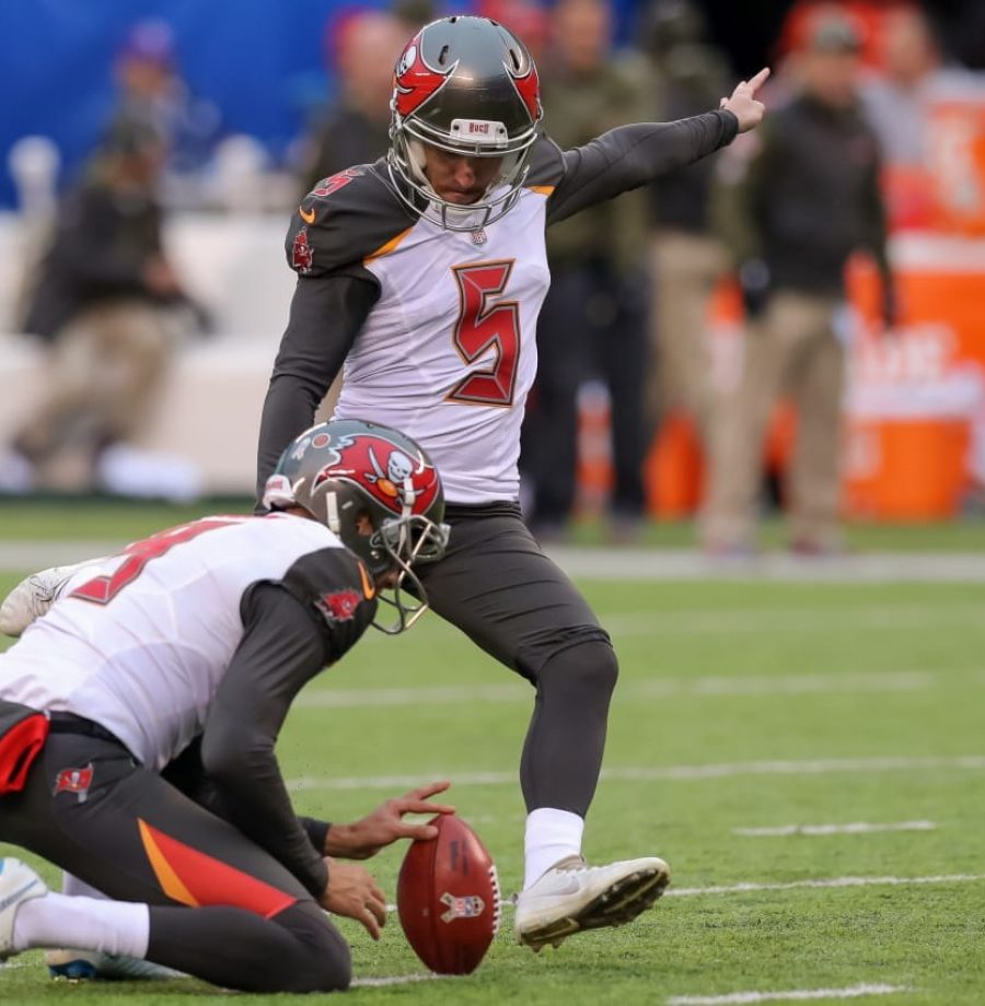 Giants 38 x 35 Tampa Bay Buccaneers, nós temos Kicker