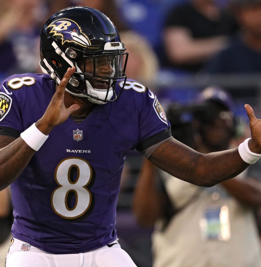 Lamar Jackson um dos quarterbakcs da AFC North