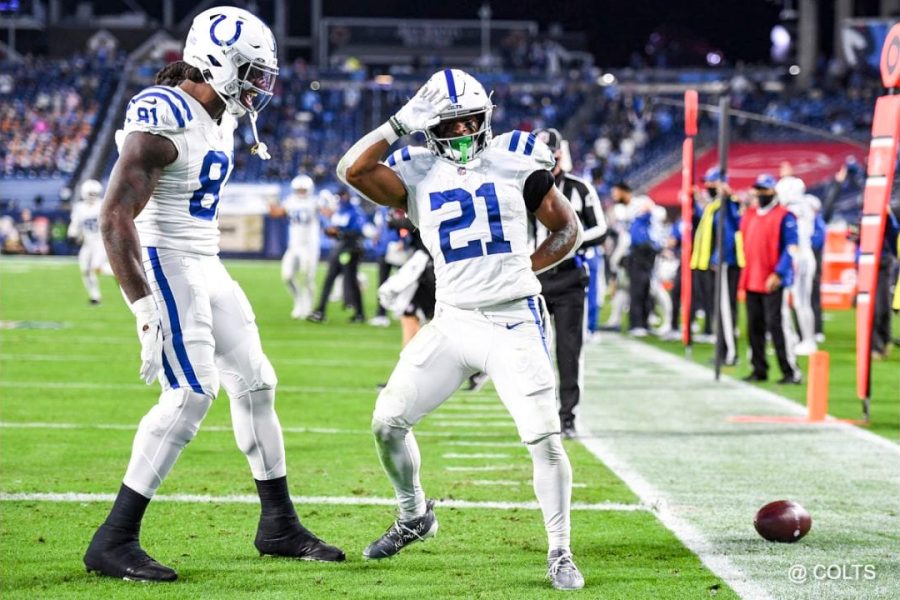 Hines comemora touchdown