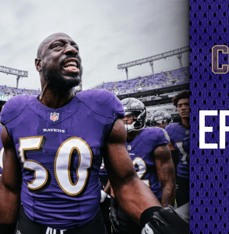 Defesa do Baltimore Ravens antes do jogo