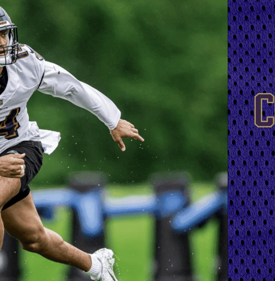 Kyle Hamilton, escolha de primeira rodada do draft de 2022 pelo Baltimore Ravens