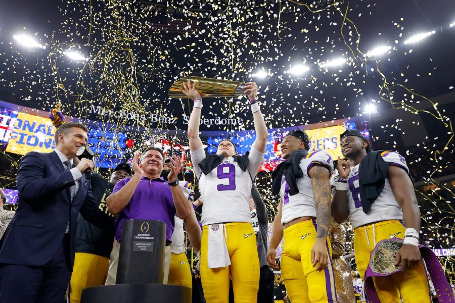LSU foi a última campeã invicta no College Football