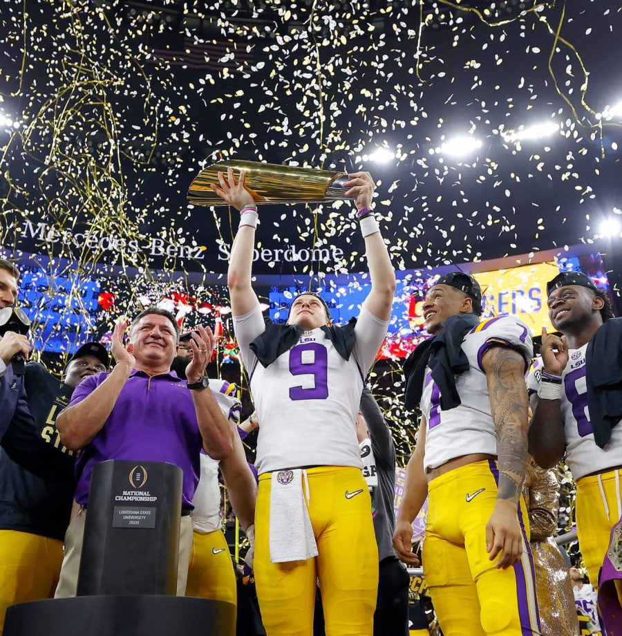 LSU foi a última campeã invicta no College Football