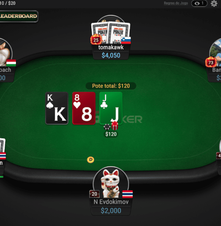 Depois de criar sua conta, você poderá jogar nas mesas do GGPoker