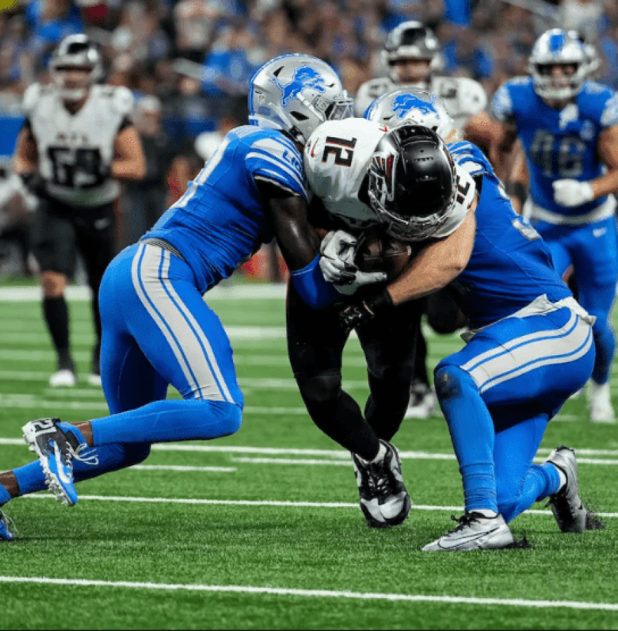 Detroit Lions venceu o Atlanta Falcons com facilidade.