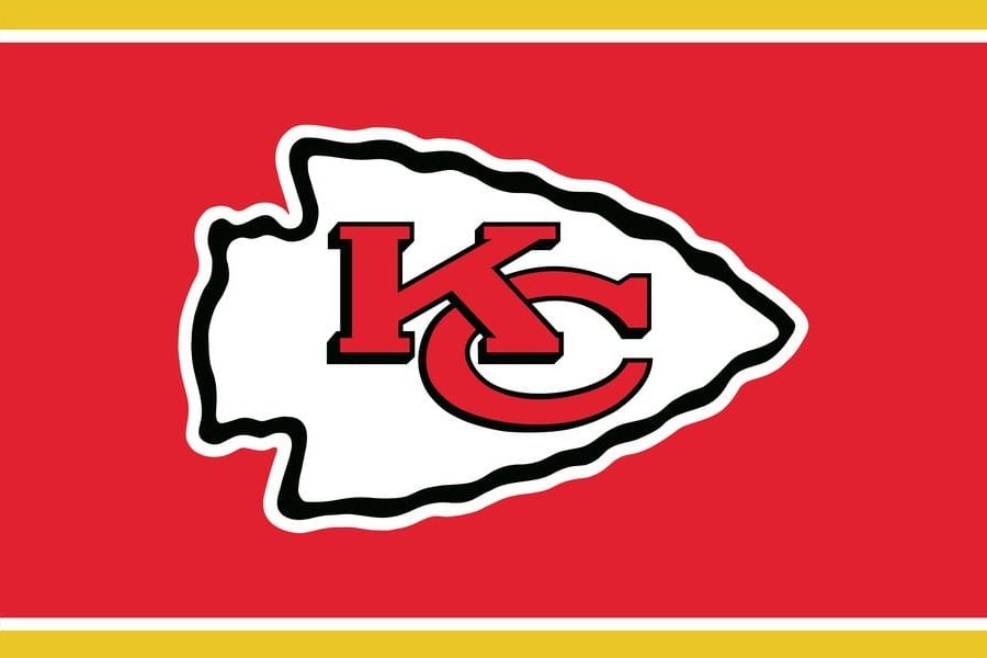 Logo dos Chiefs, número 12 do ranking de torcidas da NFL