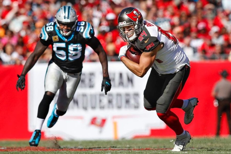 O Tampa Bay Buccaneers perdeu para o Carolina Panthers por 17x3