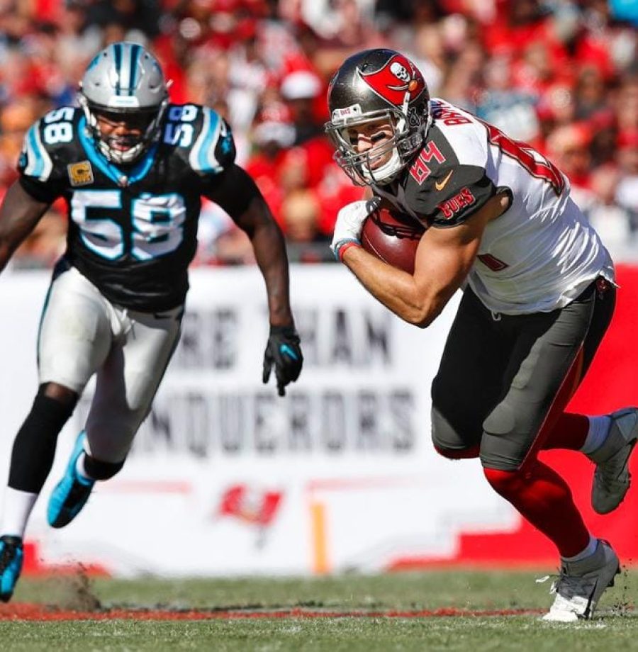 O Tampa Bay Buccaneers perdeu para o Carolina Panthers por 17x3