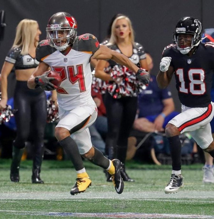 O Atlanta Falcons derrotou o Tampa Bay Buccaneers por 34 a 20