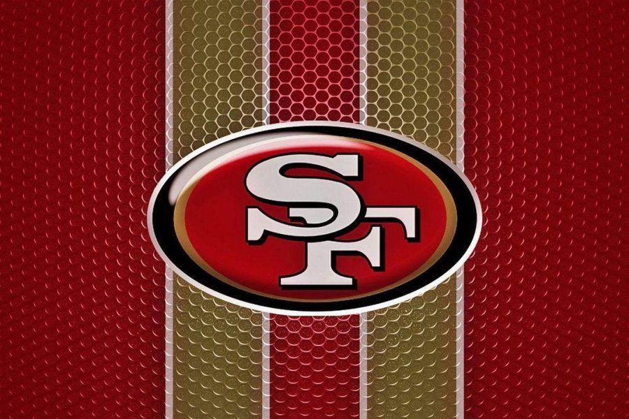 Logo dos 49ers, número 9 do ranking de torcidas da NFL
