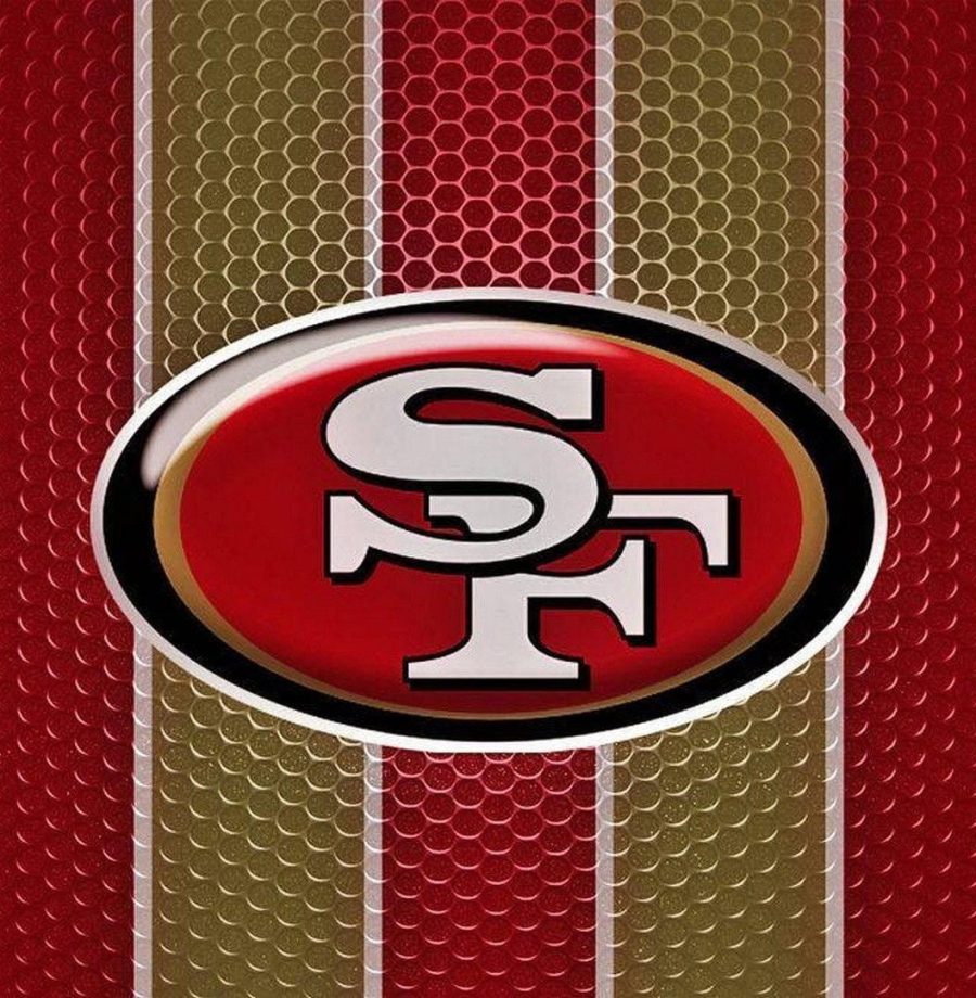Logo dos 49ers, número 9 do ranking de torcidas da NFL